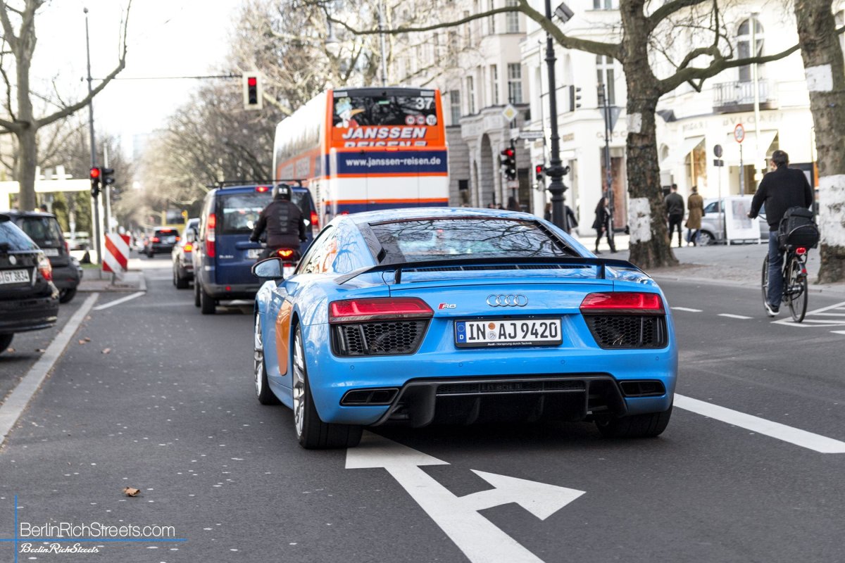 Audi R8 V10 Plus (2016) spotted in Berlin — BerlinRichStreets